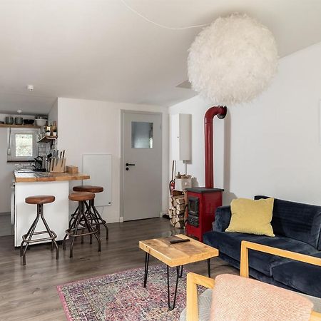 Gemutliches Tinyhouse Bungalow Mit Kamin & Sauna Am See Joachimsthal Exterior photo